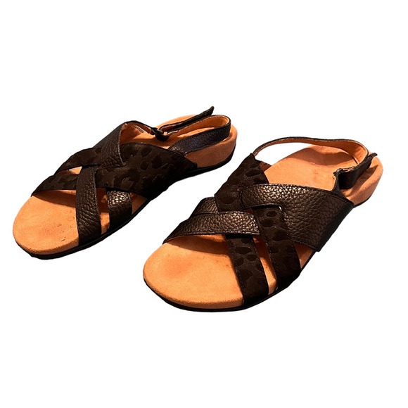 Vionic Eira Leather Backstrap Sandal Black - Picture 5 of 8